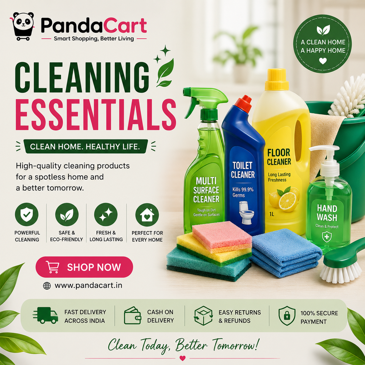 🧹 Cleaning Essentials