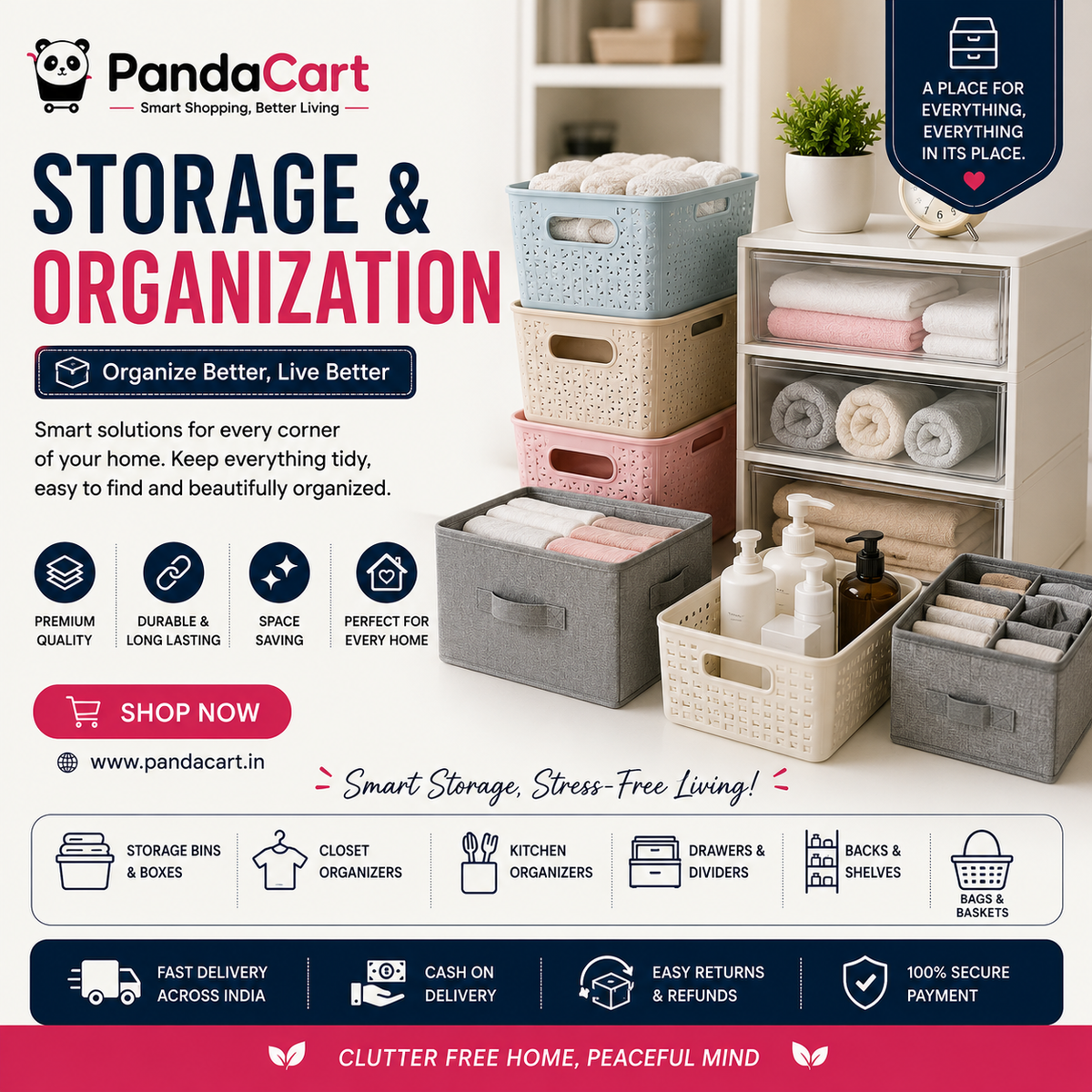 🧺 Storage & Organization